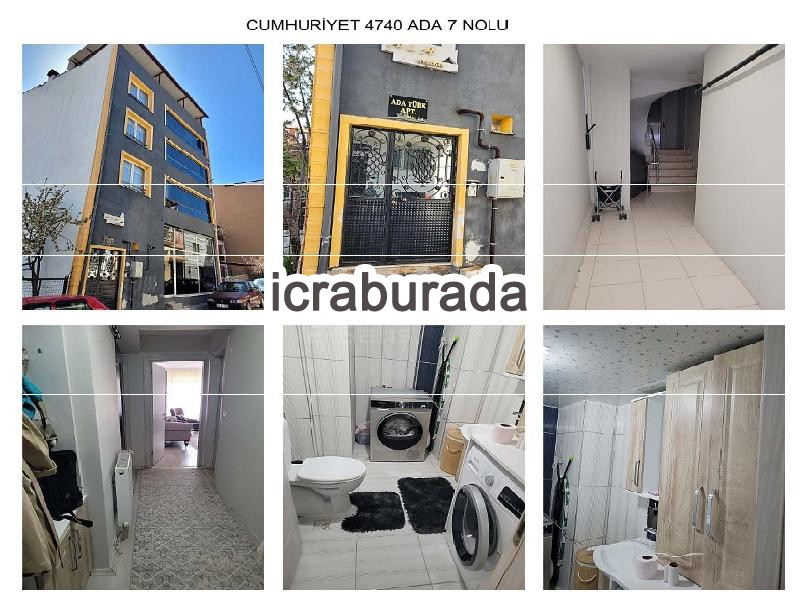 icralık  m2 Daire Uşak Merkez Cumhuriyet