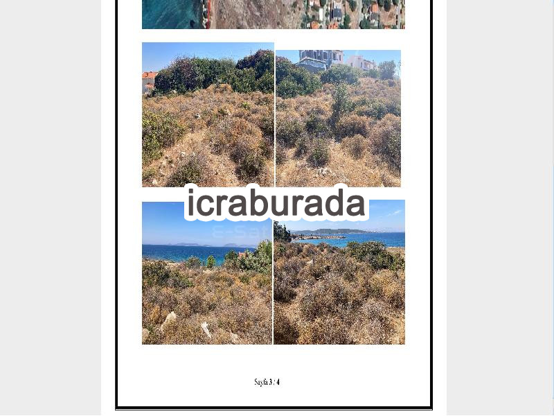 icralık  m2 Arsa İzmir Çeşme Reisdere