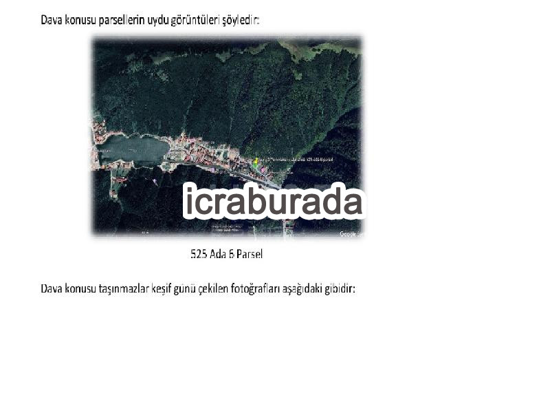 icralık  m2 Arsa Trabzon Çaykara Uzungöl/yenimahalle