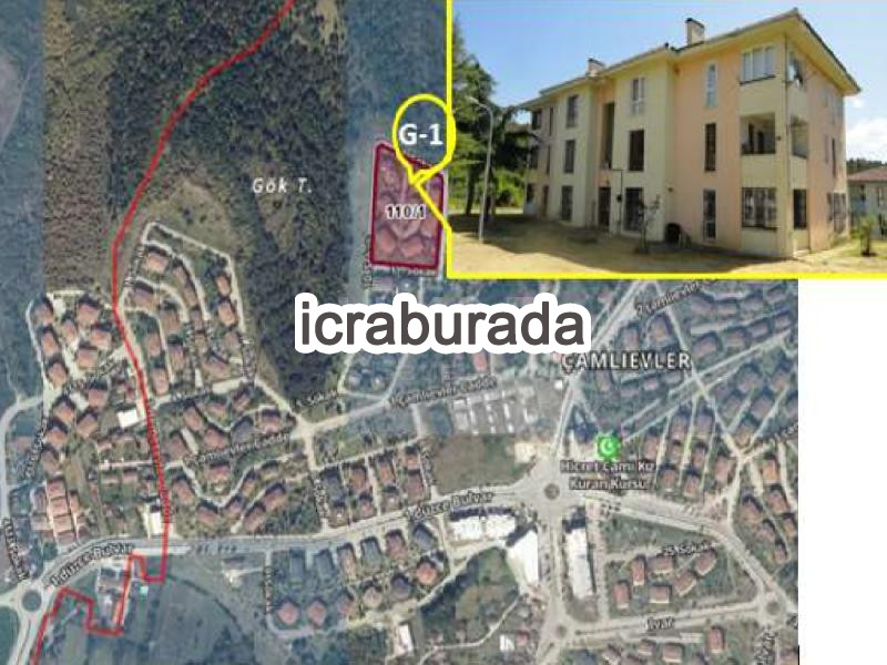 icralık  m2 Daire Düzce Merkez Çamlievler
