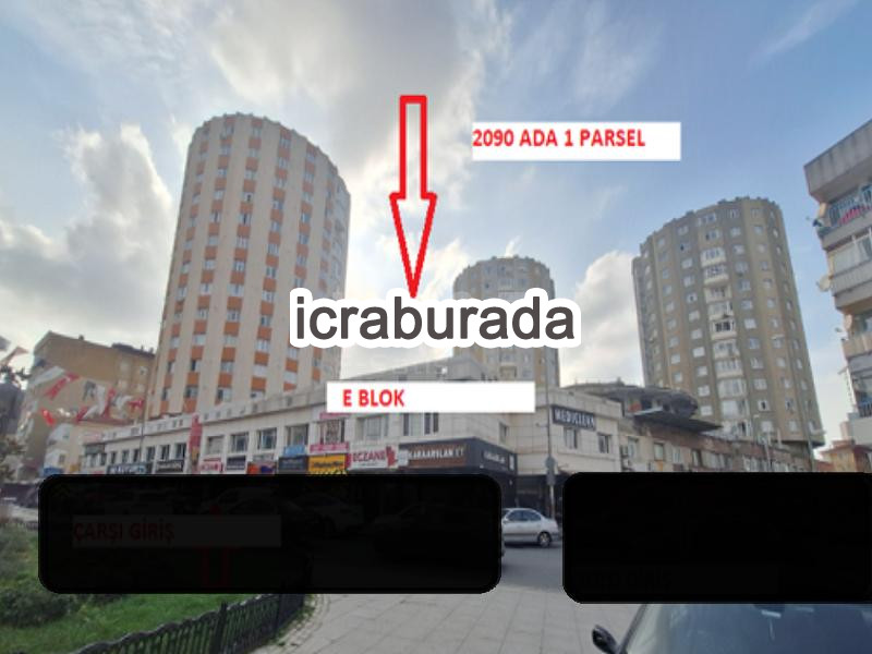 icralık 167 m2 Dukkan İstanbul Ataşehir Küçükbakkalköy