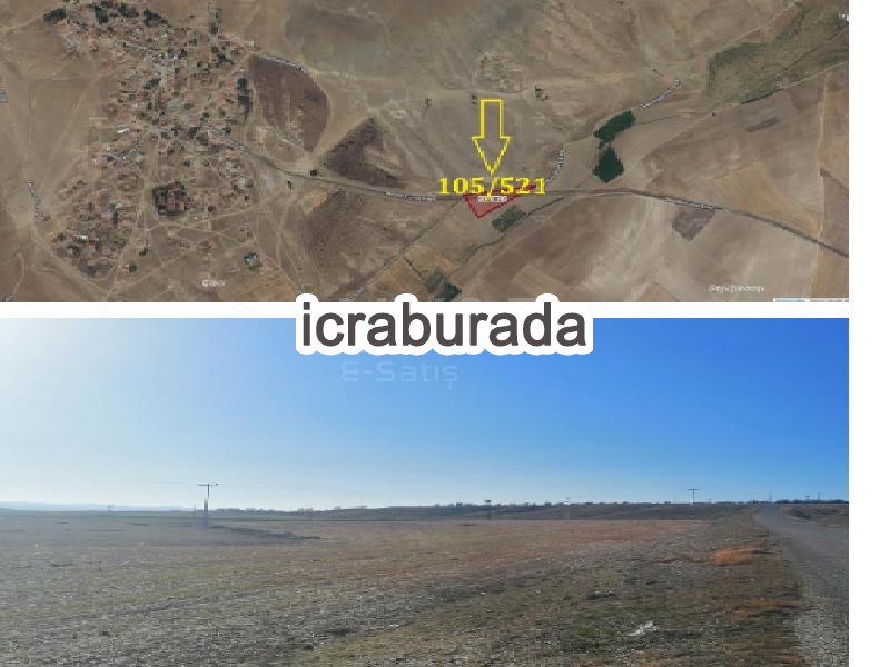 icralık  m2 Tarla Kırşehir Merkez Dedeli