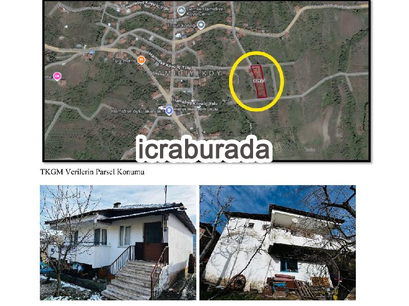 icralık  m2 Kargir Bursa Gemlik Hamidiye