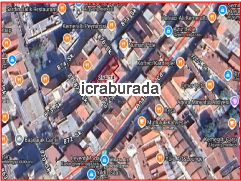 icralık 2 m2 Dukkan İzmir Konak Ahmetağa