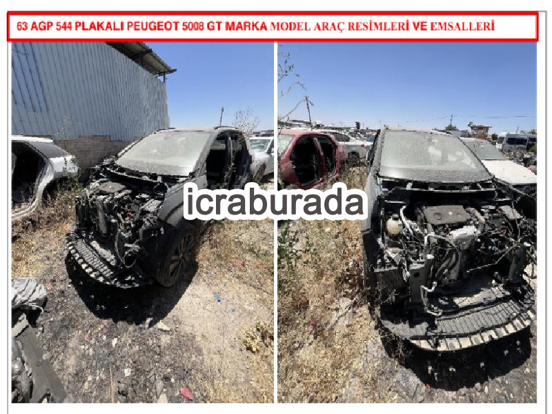 icralık Peugeot belirtilmemiş Otomobil Şanlıurfa Merkez Merkez
