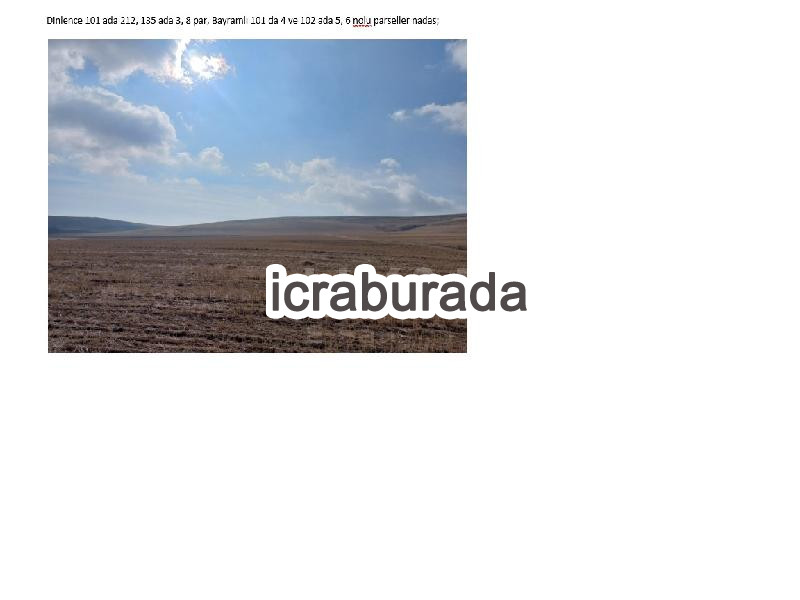 icralık  m2 Tarla Van Erciş Bayramli