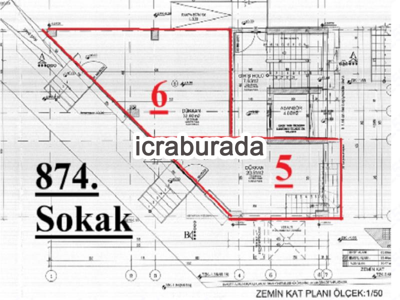 icralık 6 m2 Dukkan Samsun Atakum Balaç