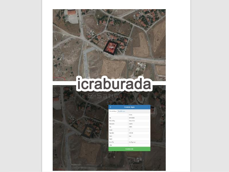 icralık  m2 Arsa Ankara Yenimahalle Yakacik-İmar