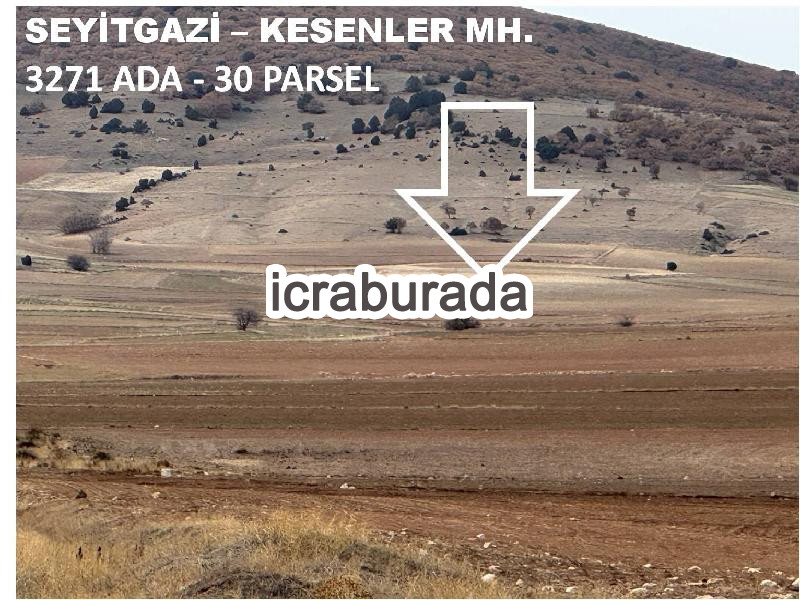 icralık  m2 Tarla Eskişehir Seyitgazi Kesenler