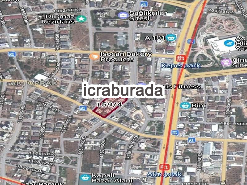 icralık 8 m2 Apartman Antalya Kepez Aktoprak