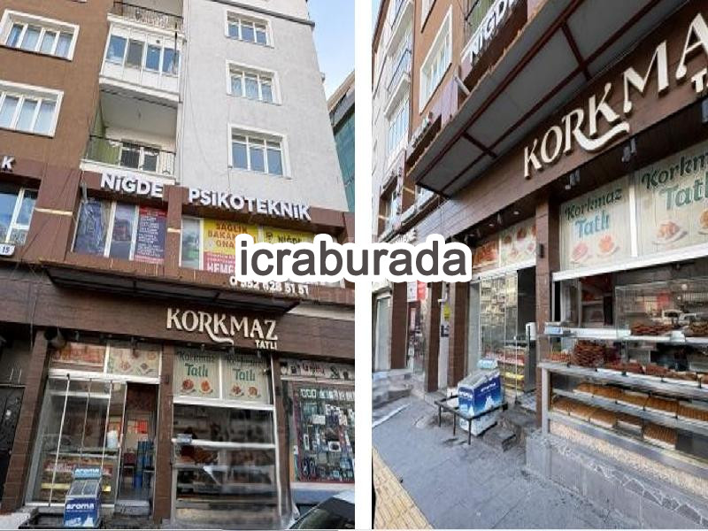 icralık 19 m2 Dukkan Niğde Merkez Şahsüleyman