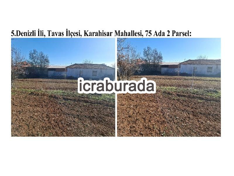 icralık  m2 Arsa Denizli Tavas Karahisar