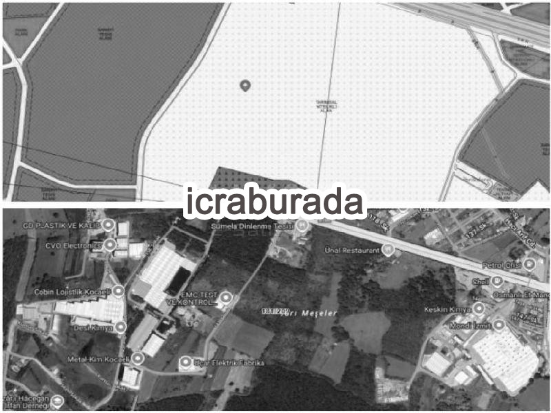icralık  m2 Tarla Kocaeli Kartepe Uzuntarla