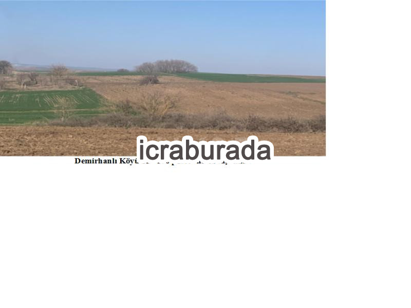 icralık  m2 Bag Edirne Merkez Demirhanli