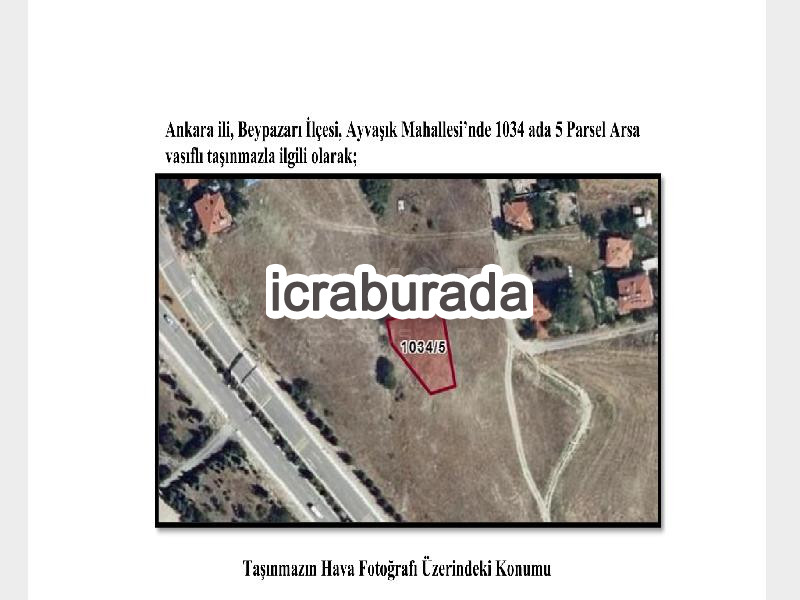 icralık  m2 Arsa Ankara Beypazarı Ayvaşik