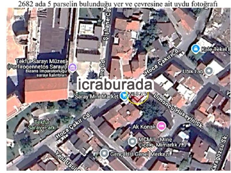 icralık  m2 Kargir İstanbul Fatih Avcibey