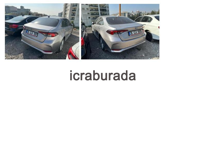 icralık Toyota  COROLLA  Otomobil Belirtilmedi Belirtilmedi Belirtilmedi