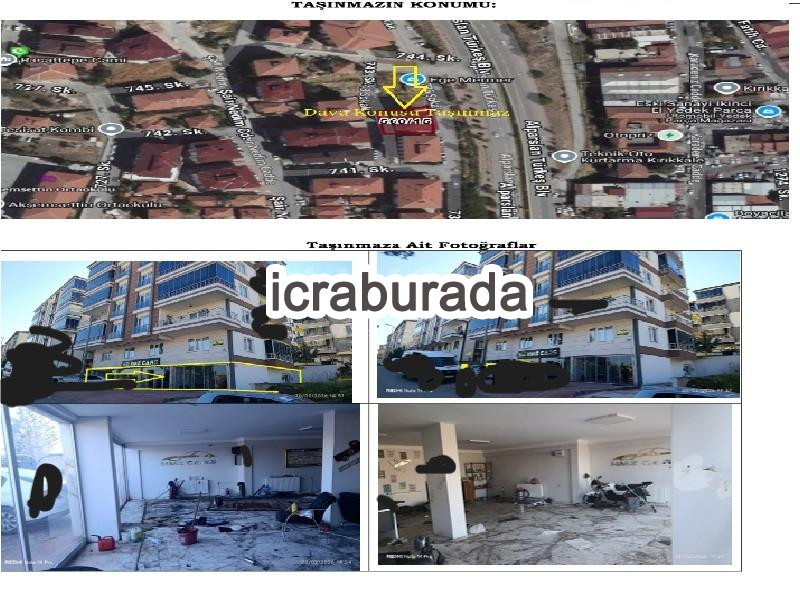icralık 13 m2 Dukkan Kırıkkale Merkez Gürler