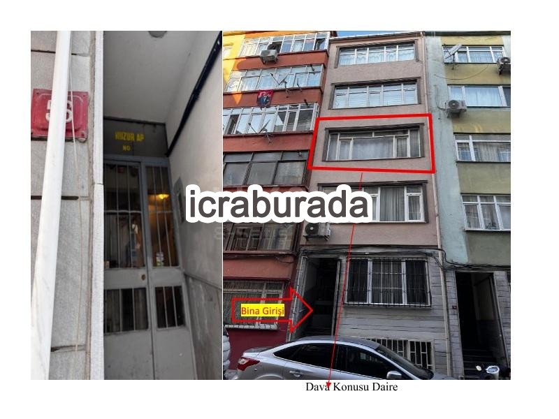 icralık 4 m2 Daire İstanbul Şişli Paşa
