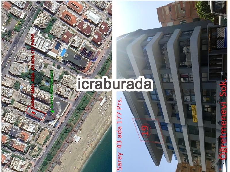 icralık 19 m2 Daire Antalya Alanya Saray