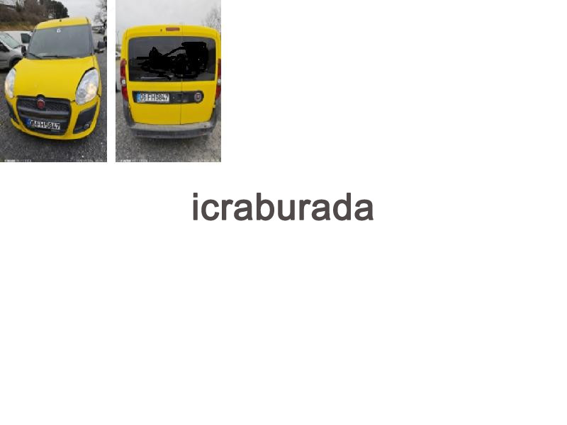 icralık Fiat  263-DOBLO  Kamyonet Belirtilmedi Belirtilmedi Belirtilmedi