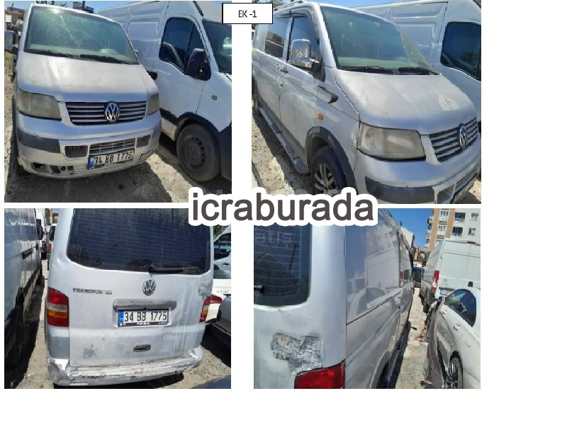 icralık Volkswagen TYVAN 1.9 TDI  Kamyonet Belirtilmedi Belirtilmedi Belirtilmedi