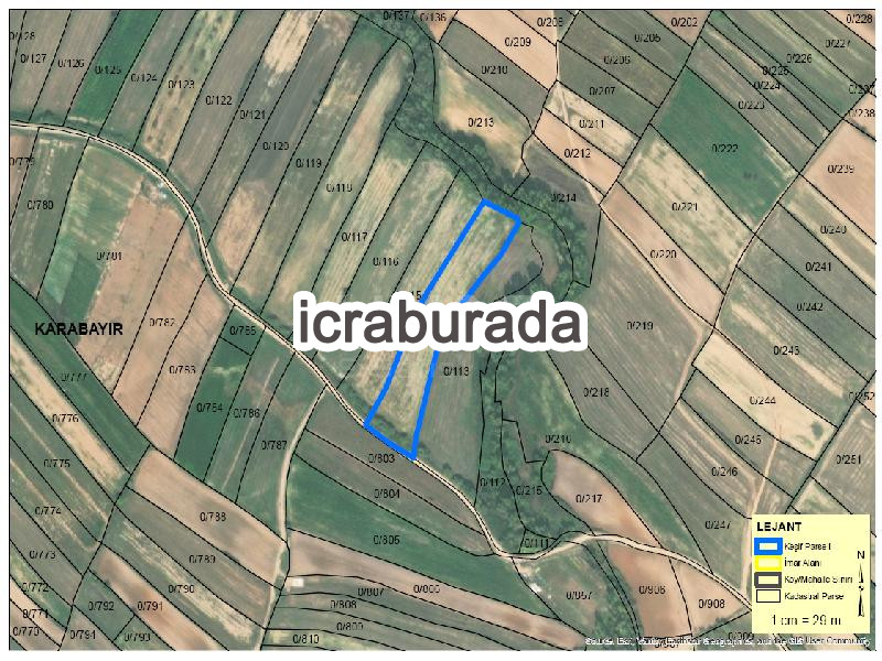 icralık  m2 Tarla Kırklareli Babaeski Karabayir