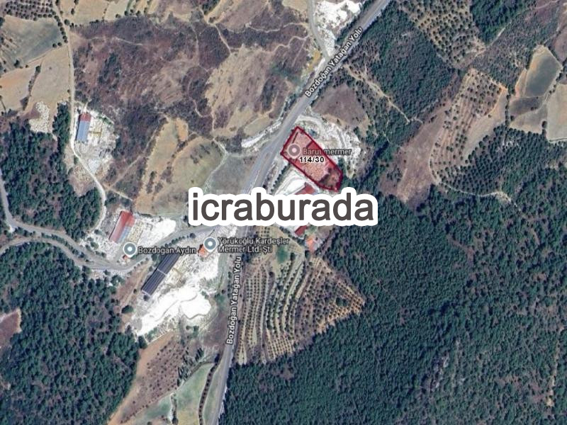 icralık  m2 Tarla Aydın Bozdoğan Örmepinar