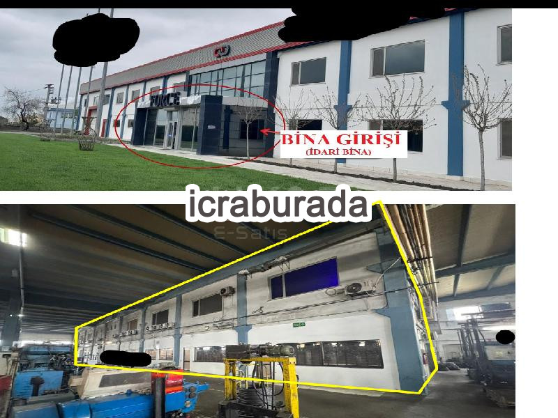 icralık  m2 Fabrika Balıkesir Altıeylül Gökköy