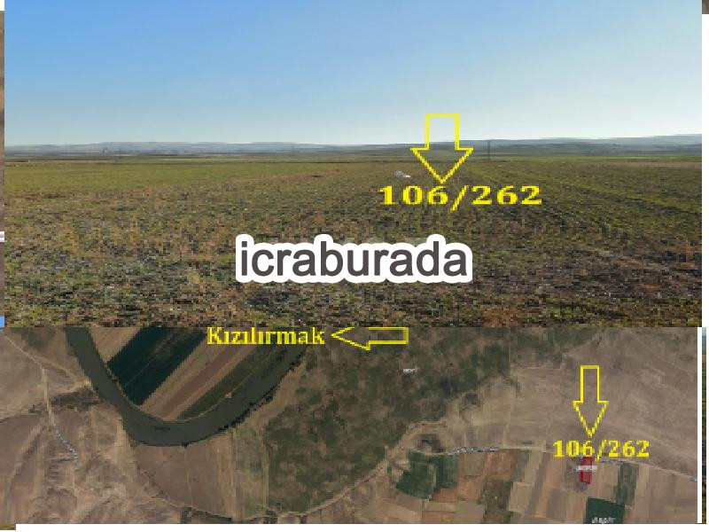 icralık  m2 Tarla Kırşehir Merkez Saraycik