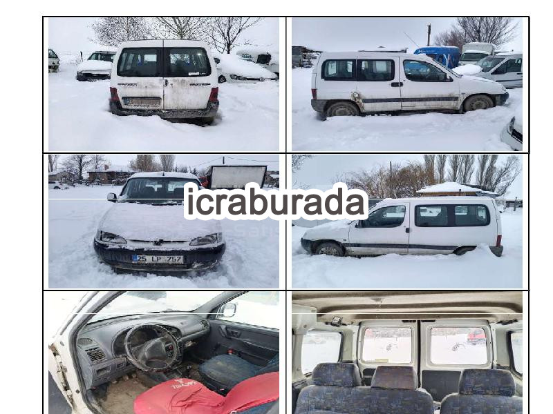 icralık Peugeot  PARTNER 1.9 D  Otomobil Belirtilmedi Belirtilmedi Belirtilmedi