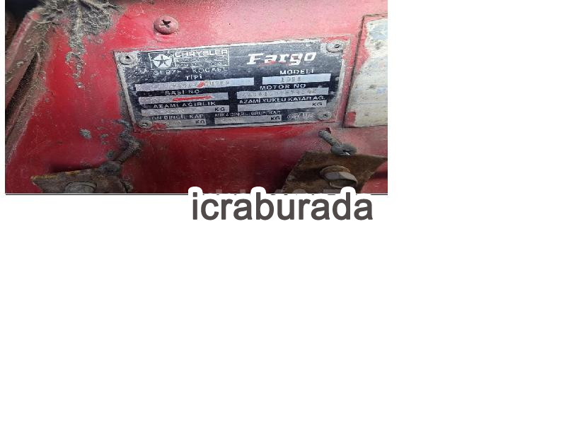 icralık Dodge  Kamyonet Belirtilmedi Belirtilmedi Belirtilmedi