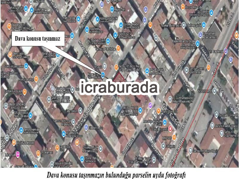 icralık 2 m2 Dukkan Samsun İlkadım 19 Mayis