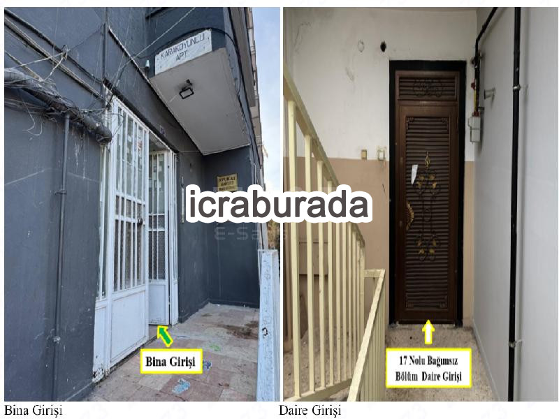 icralık 17 m2 Daire Şanlıurfa Haliliye Bamyasuyu