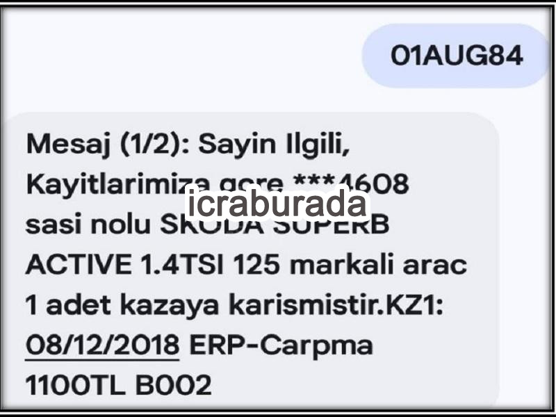 icralık Skoda  3T  Otomobil Belirtilmedi Belirtilmedi Belirtilmedi