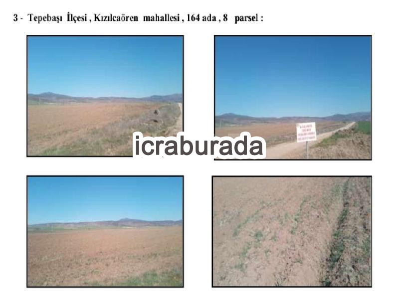 icralık  m2 Tarla Eskişehir Tepebaşı Kizilcaören