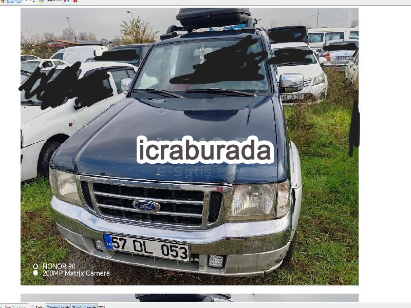 icralık Ford  RANGER 4X4  Kamyonet Belirtilmedi Belirtilmedi Belirtilmedi