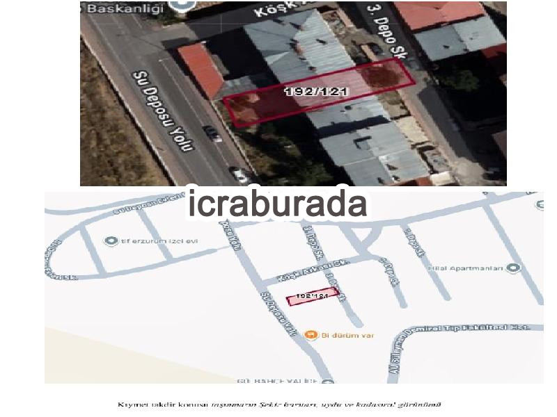 icralık 4 m2 Daire Erzurum Palandöken Köşk
