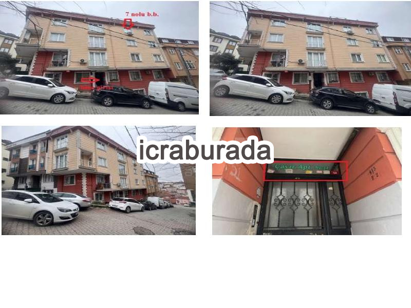icralık  m2 Daire İstanbul Kağıthane Merkez