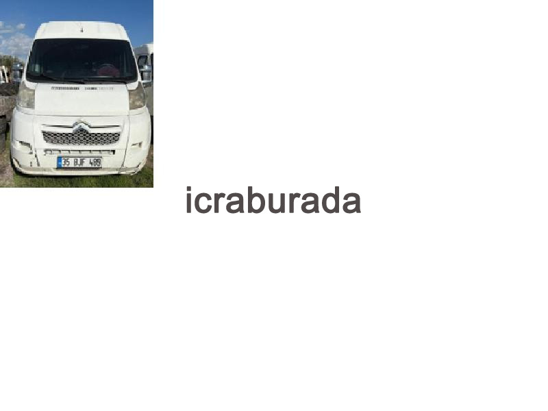 icralık Citroen  JUMPER FT 35L4H2 2.2HDI  Minibus Belirtilmedi Belirtilmedi Belirtilmedi