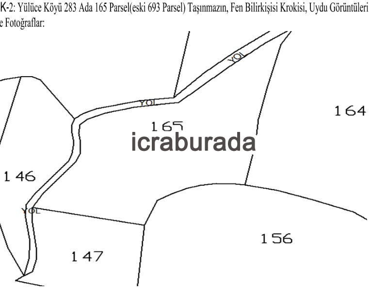 icralık  m2 Tarla Çanakkale Gelibolu Yülüce