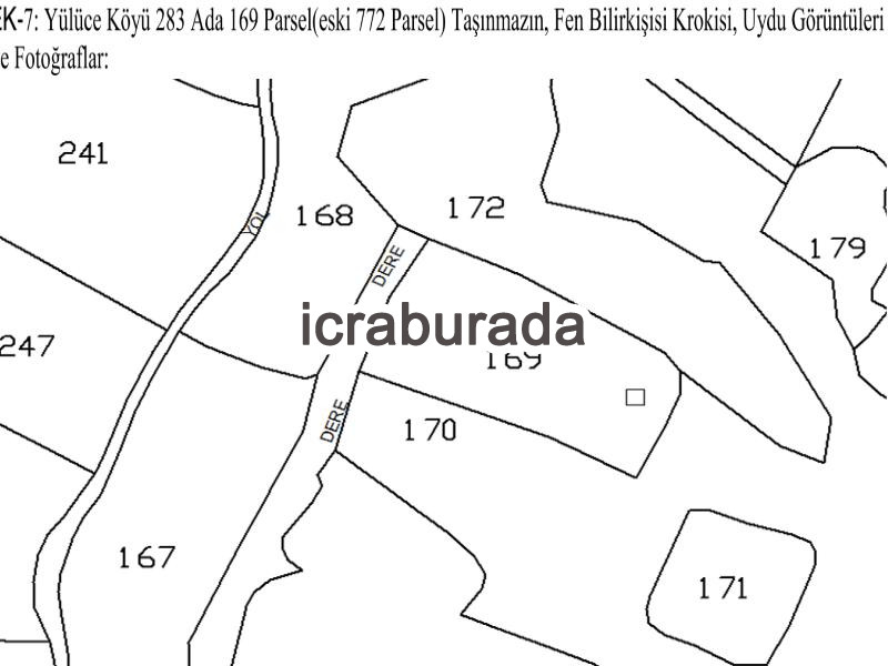 icralık  m2 Tarla Çanakkale Gelibolu Yülüce