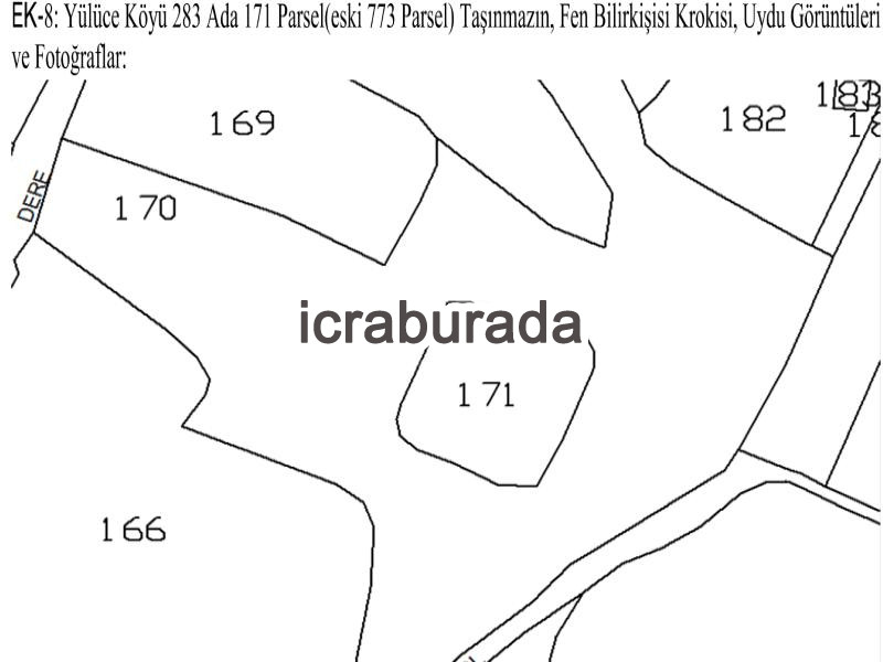 icralık  m2 Tarla Çanakkale Gelibolu Yülüce