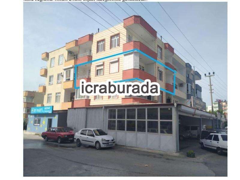 icralık 3 m2 Daire Mersin Bozyazı Bozyazi