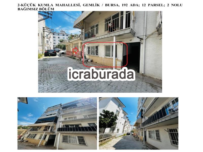 icralık 2 m2 Daire Bursa Gemlik Küçükkumla
