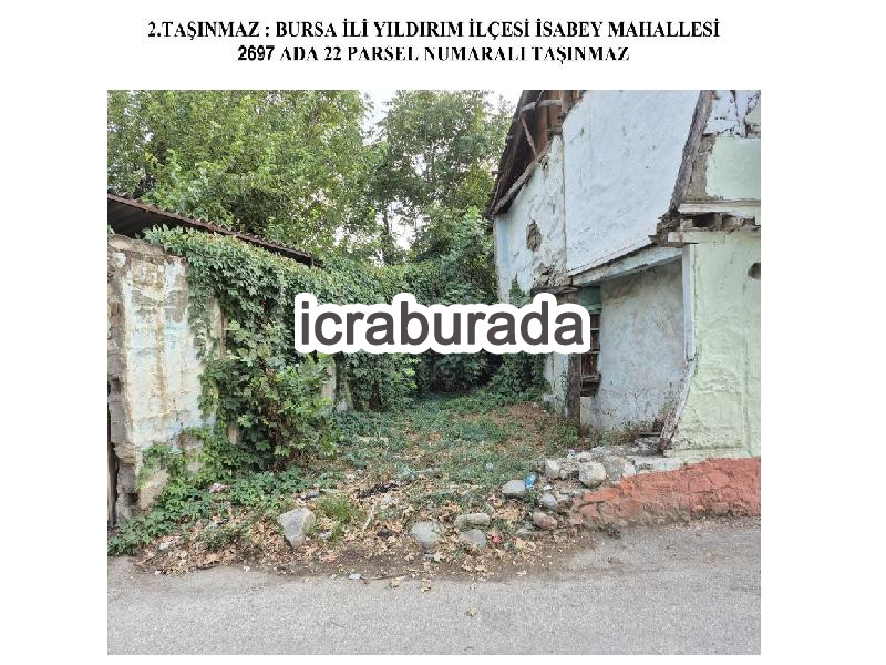 icralık  m2 Kargir Bursa Yıldırım İsabey