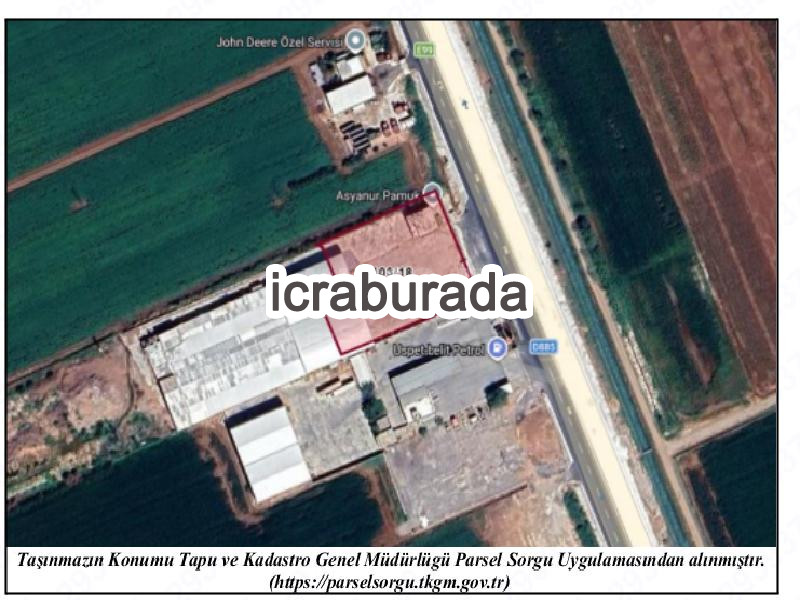 icralık  m2 Tarla Şanlıurfa Eyyübiye Altin
