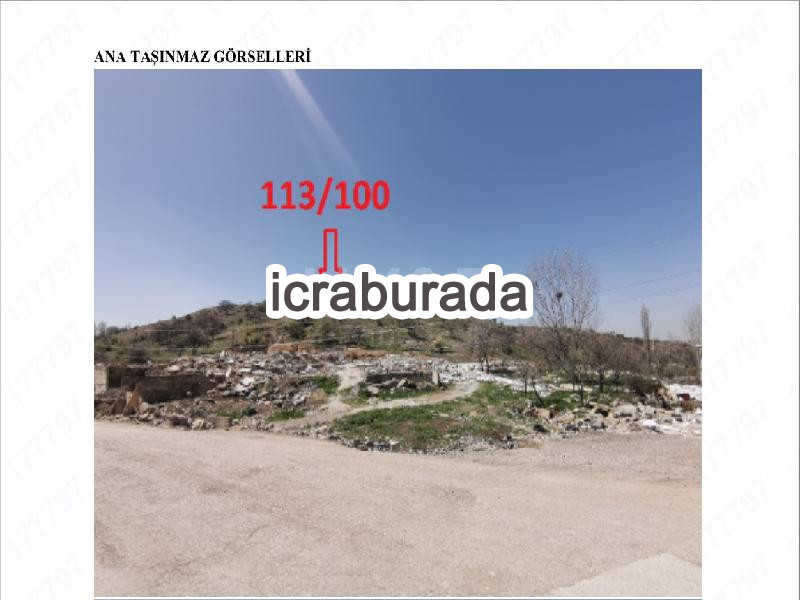 icralık  m2 Bag Ankara Altındağ Karapürçek