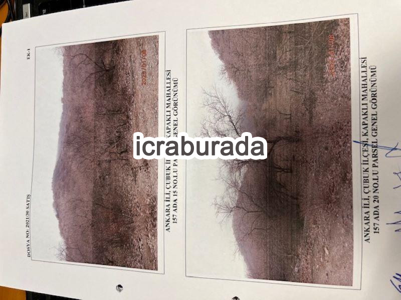 icralık  m2 Bag Ankara Çubuk Kapakli