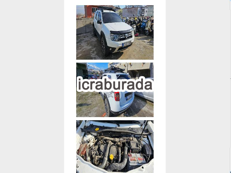 icralık Dacia  SD  Otomobil Belirtilmedi Belirtilmedi Belirtilmedi